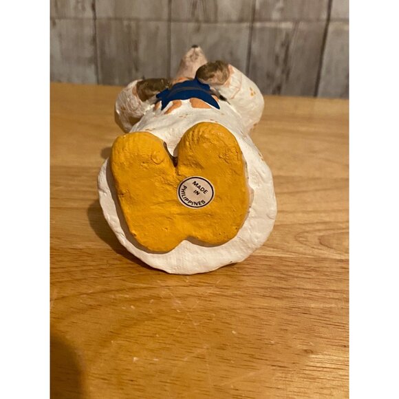 Vintage Handcrafted Paper Mache Mouse Figurine With Doll Ornament Philippines - Picture 7 of 8